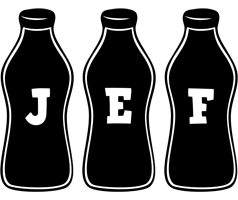 Jef bottle logo