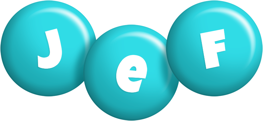 Jef candy-azur logo