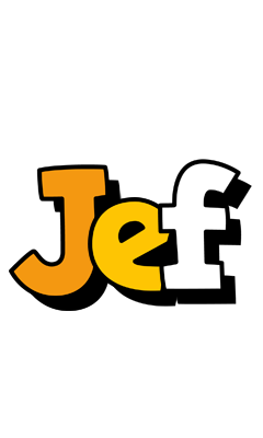 Jef cartoon logo