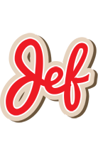 Jef chocolate logo