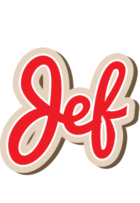 Jef chocolate logo