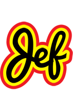 Jef flaming logo