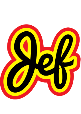 Jef flaming logo