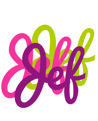 Jef flowers logo