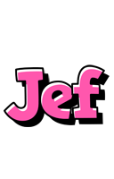 Jef girlish logo