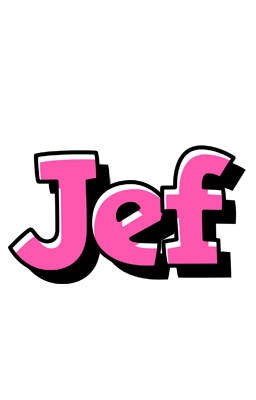 Jef girlish logo