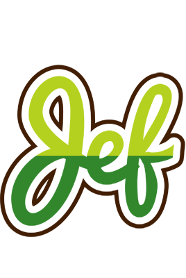 Jef golfing logo