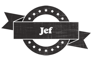 Jef grunge logo