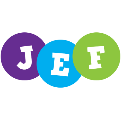 Jef happy logo
