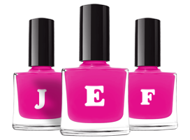 Jef nails logo