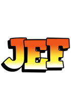 Jef sunset logo