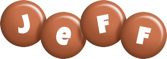 Jeff candy-brown logo