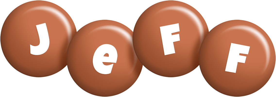 Jeff candy-brown logo