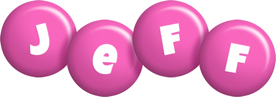 Jeff candy-pink logo
