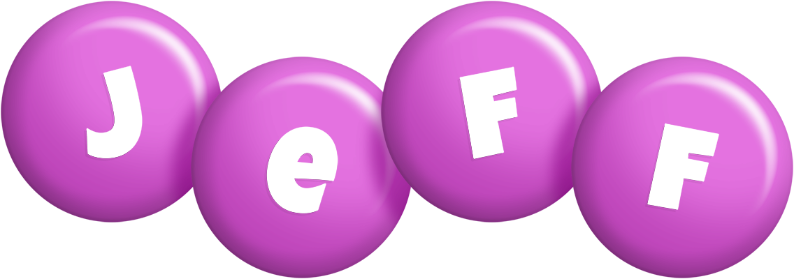Jeff candy-purple logo