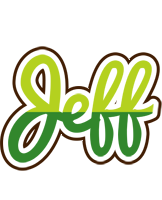 Jeff golfing logo