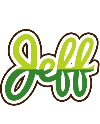 Jeff golfing logo