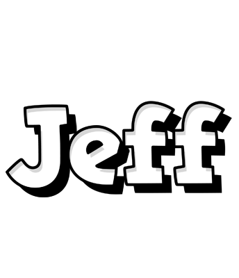 Jeff snowing logo