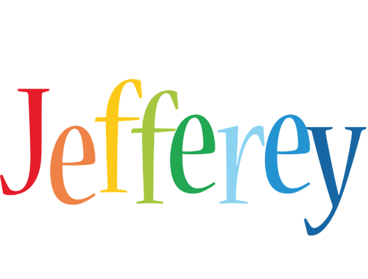 Jefferey birthday logo