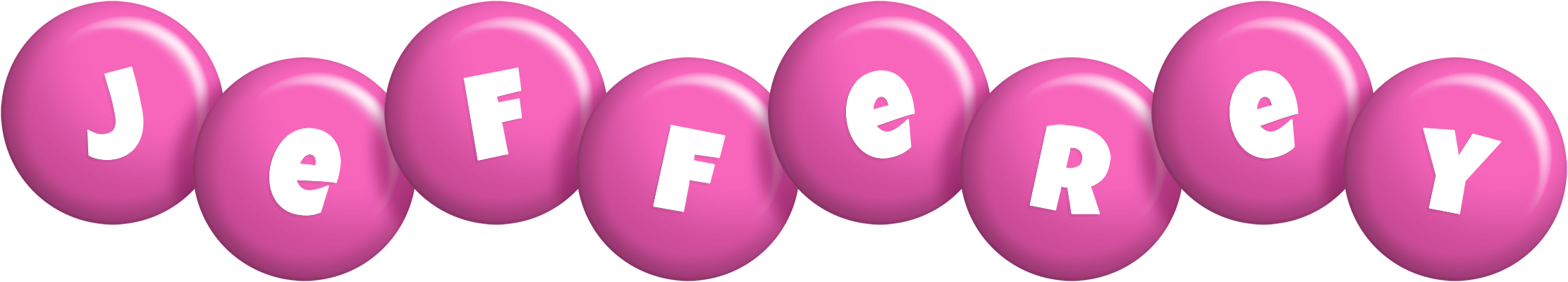 Jefferey candy-pink logo