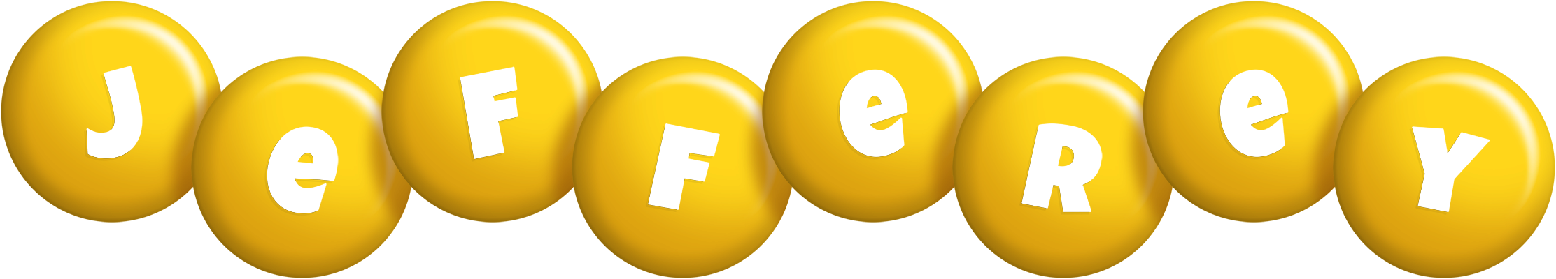 Jefferey candy-yellow logo