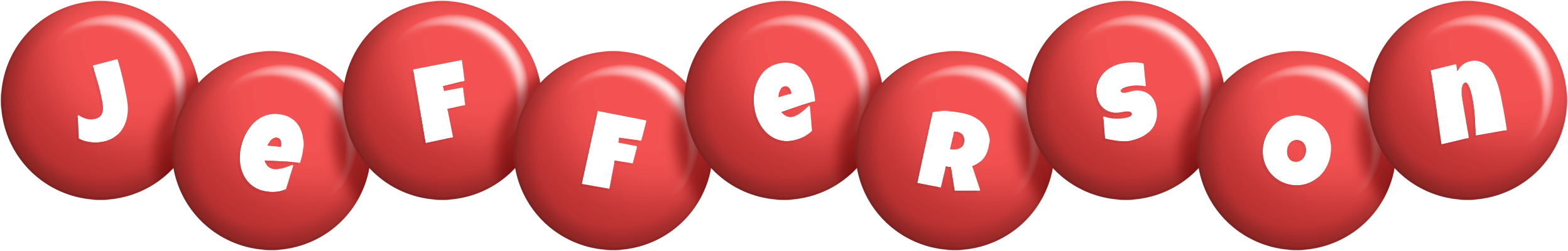 Jefferson candy-red logo