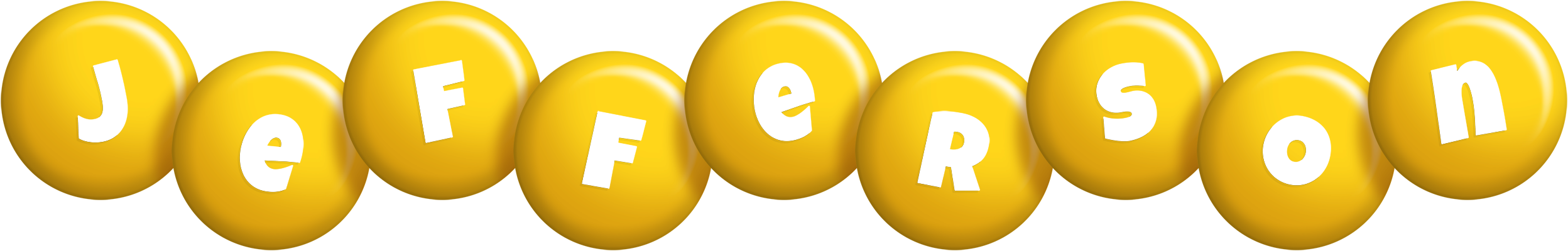 Jefferson candy-yellow logo