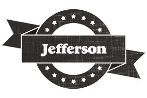 Jefferson grunge logo