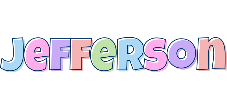 Jefferson pastel logo
