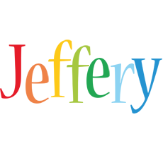 Jeffery birthday logo