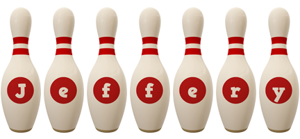 Jeffery bowling-pin logo