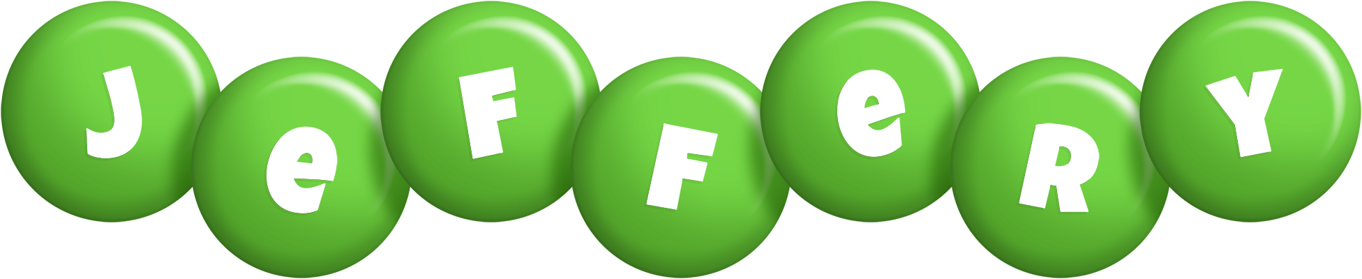Jeffery candy-green logo