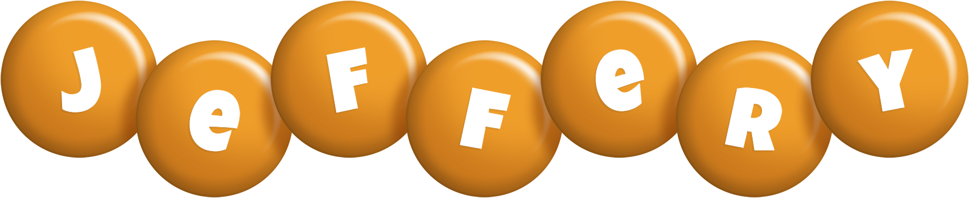 Jeffery candy-orange logo