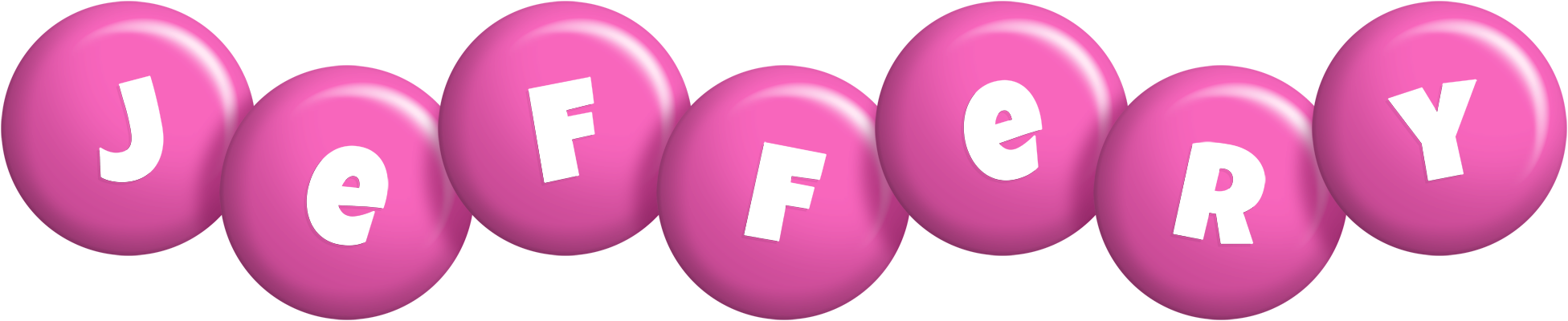 Jeffery candy-pink logo
