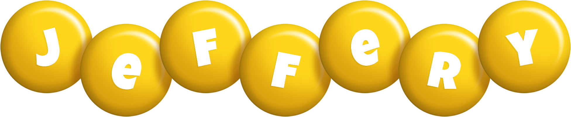 Jeffery candy-yellow logo