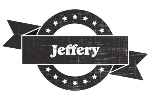 Jeffery grunge logo