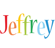 Jeffrey birthday logo