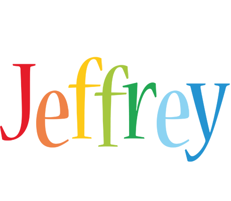 Jeffrey birthday logo