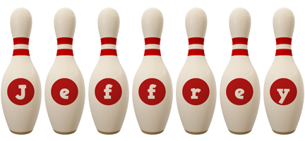 Jeffrey bowling-pin logo