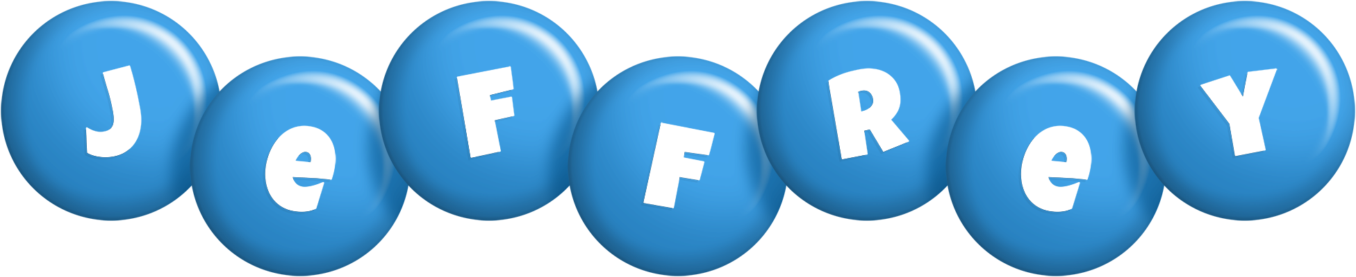 Jeffrey candy-blue logo