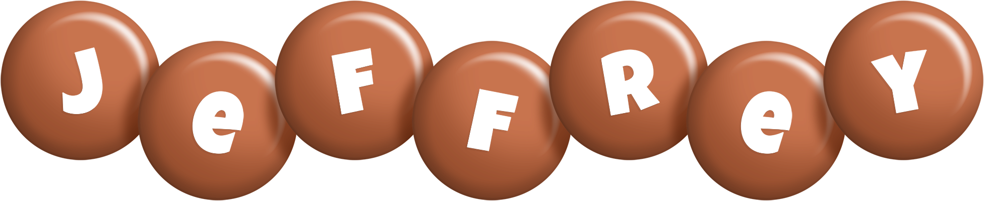 Jeffrey candy-brown logo