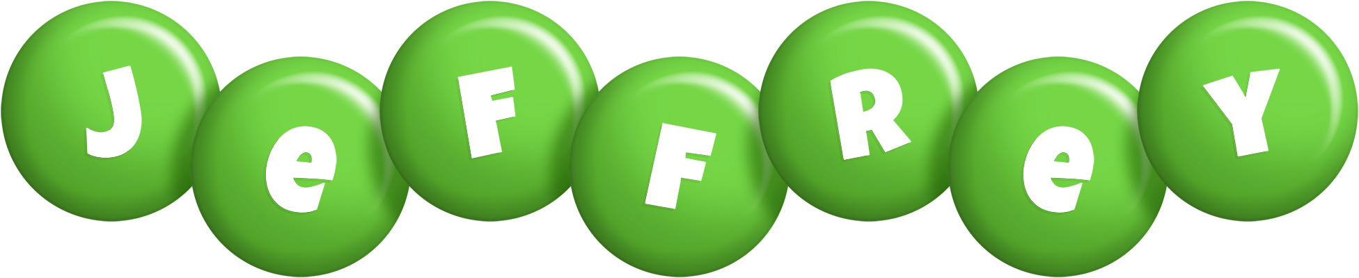 Jeffrey candy-green logo