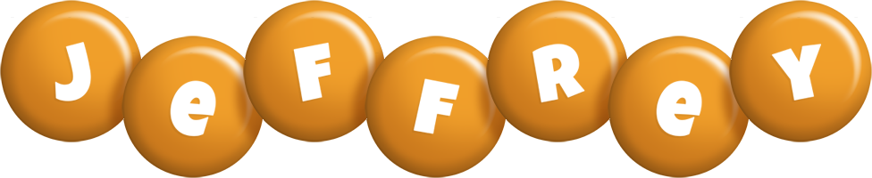 Jeffrey candy-orange logo