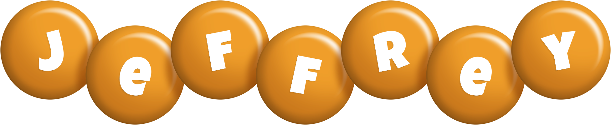 Jeffrey candy-orange logo