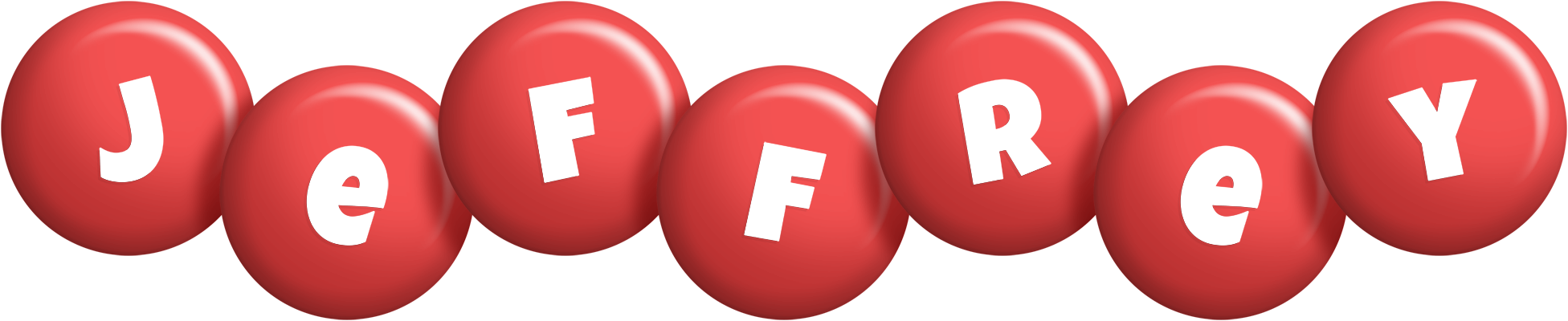 Jeffrey candy-red logo