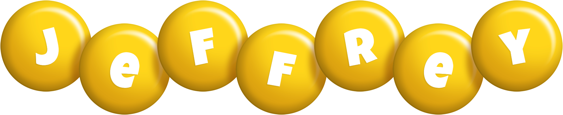 Jeffrey candy-yellow logo