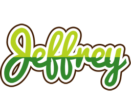 Jeffrey golfing logo