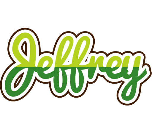 Jeffrey golfing logo