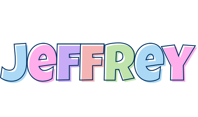 Jeffrey pastel logo