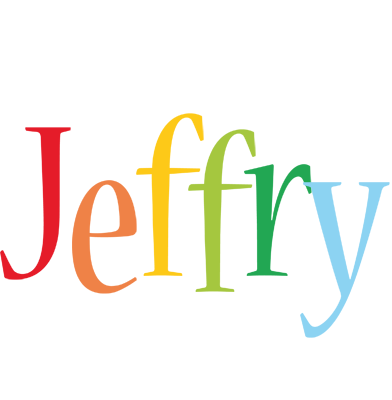 Jeffry birthday logo